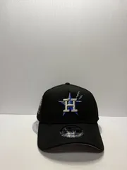 Newera ヒューストンアストロズ Inaugural Season 22000 9forty A-FRAME スナップバックキャップ ブラックカラー