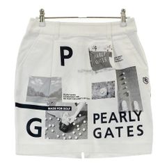 PEARLY GATES フォトプリント スカート ホワイト - メルカリ