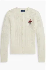 ポロベア刺繍カーディガン レディース (タグ付き新品)