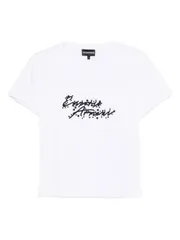 EMPORIO ARMANI ロゴ コットン Tシャツ 送料無料