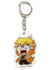 【中古】雑貨 我妻善逸 「鬼滅の刃×モンスターストライク XFLAG STORE コラボ記念カフェ アクリルキーホルダーコレクション」