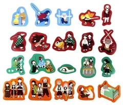 【中古】シール・ステッカー 集合 ゆるパレット フレークシール 「鬼滅の刃」