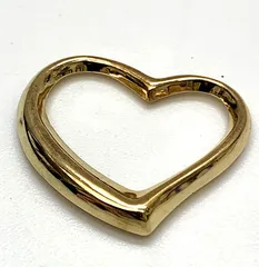 K18 オープンハート  ペンダントトップ  ネックレストップ   0.7ｇ 18金