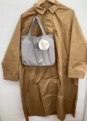 【レインコート】雨具 収納袋付き  単品販売  ベージュ  グレー