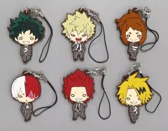 【中古】キーホルダー 全6種セット 「僕のヒーローアカデミア にとたん スーツ ラバーマスコット」 TOHO animation STORE限定