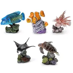 【中古】トレーディングフィギュア 全5種セット 「いきもの大図鑑ミニコレクション サンゴ礁に住む生き物」