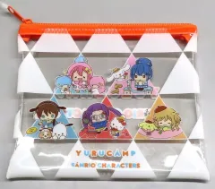 【中古】バッグ 集合 ミニフラットポーチ 「ゆるキャン△×サンリオキャラクターズ」 セリア限定
