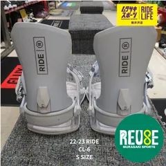 【ムラスポ公式】RIDE ライド CL-6 Sサイズ 22-23 レディース バインディング スノーボード 中古品(USED) 美品