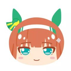 [중고] 봉제인형 마스코트·봉제인형 배지 사일런스 스즈카 [말 딸 프리티 더비 오만쥬니기니기 마스코트 2]