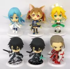 【中古】トレーディングフィギュア 全6種セット 「一番くじプレミアム ソードアート・オンライン STAGE1」 H賞 きゅんキャラ