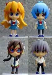 【中古】トレーディングフィギュア 全4種セット 「一番くじ ヱヴァンゲリヲン新劇場版」 F賞 ぷちえう  ぁ でふぉるまにあこれくしょん みに ～制服編～