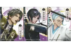【中古】バッジ・ピンズ へし切長谷部＆薬研藤四郎＆巴形薙刀 スクエア缶バッジDセット 「Switchソフト 刀剣乱舞無双 アニメイト限定セット」 有償特典