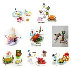 【中古】食玩 トレーディングフィギュア 全8種セット 「ディズニーキャラクター 夢と魔法のレストラン」 