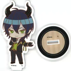 【中古】アクリルスタンド・アクリルパネル マレウス・ドラコニア 「ハピクロ! ディズニー ツイステッドワンダーランド オリジナルイラスト 制服 アクリルスタンド」