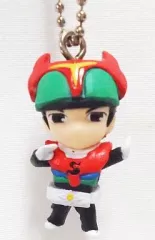 【中古】キーホルダー・マスコット(キャラクター) 如月弦太郎(仮面ライダーストロンガー) 「仮面ライダーフォーゼ 大集合スイング3」