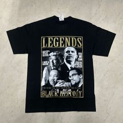 BLACK HISTORY Tシャツ ボブマーリー、MalcolmX - メルカリ