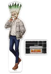 【中古】アクリルスタンド・アクリルパネル 石神千空 ビッグアクリルスタンド 「推しくじ Dr.STONE ～冬のお出かけくじ～」 C賞