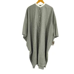 ミズイロインド mizuiro ind バンドカラー ストライプ シャツワンピース レディース 表記無 