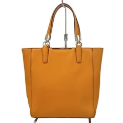 COACH(コーチ) トートバッグ マディソンサフィアーノレザーミニノースサウスボンドトート 29001 オレンジ×ゴールド レザー