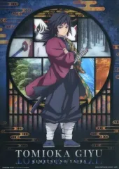 【中古】紙製品 冨岡義勇 ミニビジュアルシート 「一番くじ 鬼滅の刃 ～思い出の蝶屋敷～」 G賞