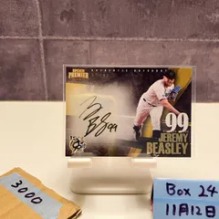 2025 EPOCH Premier ジェレミービーズリー Jeremy Beasley 37/80 直筆サインカード 阪神タイガース カード