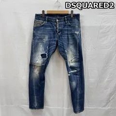 ディースクエアード ストレッチ クラッシュ デニム パンツ スリム ストレート メンズ 46 ISItems【USED】【古着】【中古】50151558