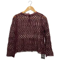 IENA (イエナ) ▲ ① 17051900603030 レーススタンドブラウス レディース ブラウン FREE