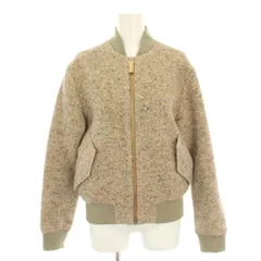 アクネ ストゥディオズ Acne Studios ミックスニットブルゾン アウター 絹 シルク混 34 ベージュ /YTのサムネイル