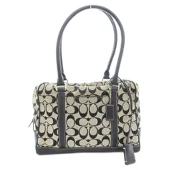 コーチ COACH 6097 トートバッグ ハンドバッグ シグネチャー レザー キャンバス ベージュ /AE ■GY18
