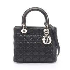 Dior ディオール LADY DIOR レディディオール カナージュ ハンドバッグ