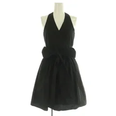 ジルスチュアート JILL STUART ミニラップワンピース ノースリーブ リボン 0 ブラック /MY ■OS ■GY61