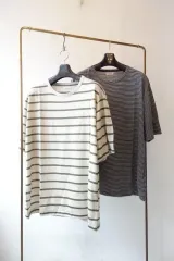 MAATEE&SONS 25SS シルクルーズ Tシャツ (ベージュ・カーキ) サイズ2