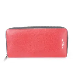 マイケルコース MICHAEL KORS 長財布 ロングウォレット 小銭入れあり ラウンドファスナー レザー 革 ロゴ 赤 レッド /CK27 ■GY01のサムネイル