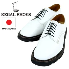 【S3684】【極美品】【日本製】REGAL リーガル レザーシューズ ドレスシューズ オールレザー プレーントゥ サイズ25㎝