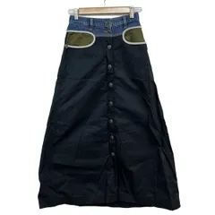 DIESEL(ディーゼル) ロングスカート サイズ25 XS レディース美品  - ブルー×ダークネイビー×マルチ マキシ丈/一部デニム