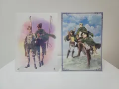 (開封まとめ2種) 進撃の巨人 一番くじ BIGアクリル