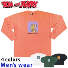 トムとジェリー 長袖 Tシャツ メンズ ワイド ワーナー ネコ ネズミ グッズ T43-100A