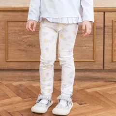 SLAP SLIP【スララク/防汚加工/オーガニックコットン】前後フリーで時短！パパパッと穿ける前向きパンツ 女の子 (80~120cm)