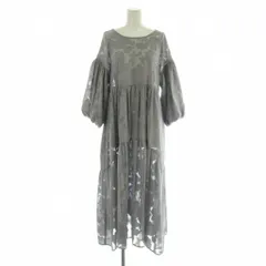 ミラオーウェン Mila Owen 24SS 袖ボリュームティアードワンピ ワンピース 0 スモークパープル /MI ■OS