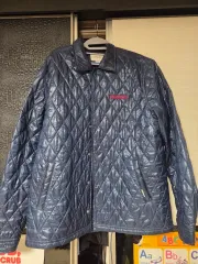 ディスイズネバーザット キルティング ジャケット ネイビー L