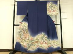 FN12239y 着物 正絹 付け下げ 単衣 159〜169cm - メルカリ