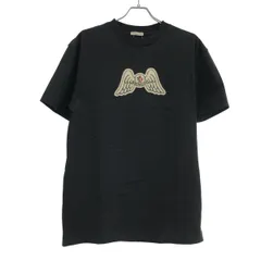MONCLER GENIUS ×PALM ANGELS モンクレール ジーニアス パームエンジェルス ウイングロゴパッチ Tシャツ G209L8C00005 ブラック M