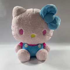 ★  ハローキティ Hello Kitty ぴんくとみずいろドールGJ ビッグサイズ 非売品 EIKOH エイコー 全長42㎝ 現状品