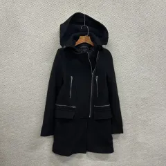 ザラ ZARA カジュアル ウール ハーフ コート XS A04966