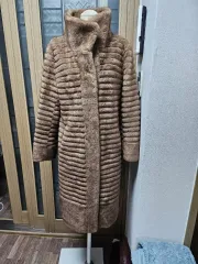 ムートン フェイクファー コート