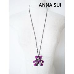 希少 ANNA SUI 恐竜 トリケラトプス ミンクファー ネックレス - メルカリ