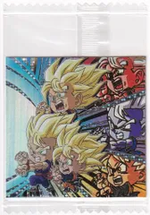 バンダイ 超戦士シールウエハース超 超13弾/2795410 孫悟空&孫悟飯&孫悟天【UGR】 1