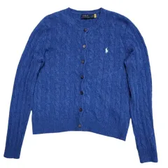 RALPH LAUREN ケーブル ニット カーディガン Women M