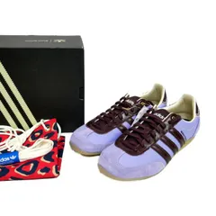 adidas Originals×WALES BONNER アディダス ウェールズボナー 国内正規 25AW JAPAN ジャパン スニーカー JR1776 CREAM WHITE LIGHT PURPLE RED ライトパープル 薄紫 US8.5 26.5のサムネイル