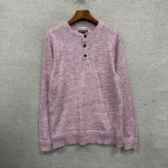 トミーヒルフィガー カジュアル ヘンリーネック 長袖Tシャツ ニット 95 A04970